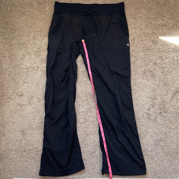 Lululemon Women’s Black Dance Studio Pant III (Regular) Unlined 30.5" Size 12 - Picture 13 of 16